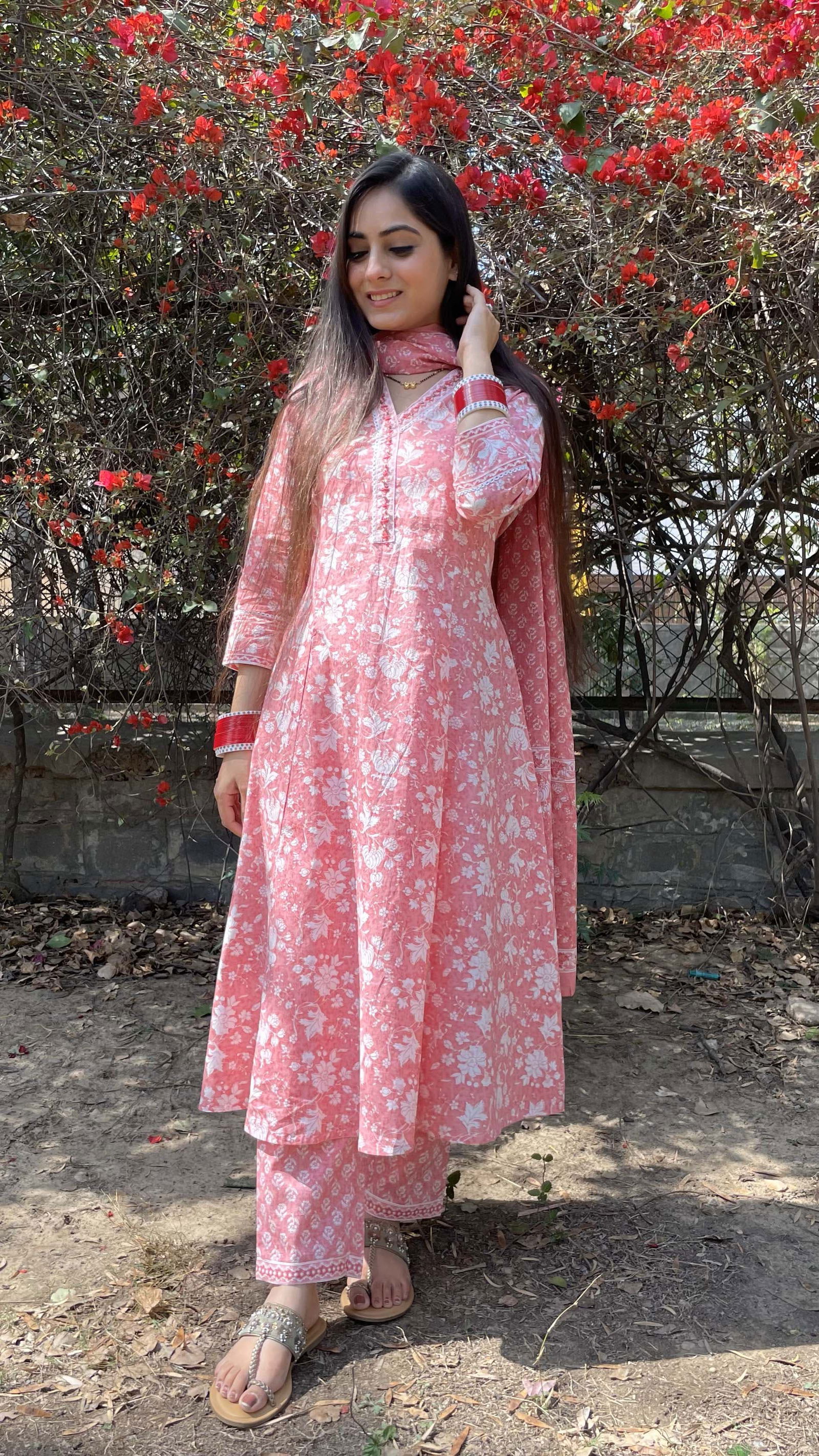 MT Summer Special Cotton Printed Kurti With Bottom Dupatta Wholesale Market In Surat

